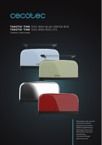 Mode d’emploi Cecotec Toastin time 1500 Red Lite Grille pain