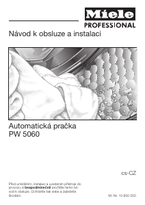 Manuál Miele PW 5060 LP LW Pračka