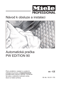 Manuál Miele PW 5062 LP LW Edition 90 Pračka