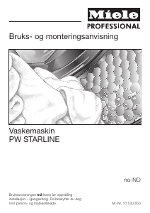 Bruksanvisning Miele PW 5062 LP LW Starline Vaskemaskin