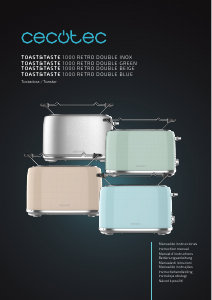 Manual de uso Cecotec Toast&Taste 1000 Retro Double Inox Tostador