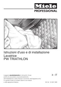 Manuale Miele PW 5062 LP LW Triathlon Lavatrice