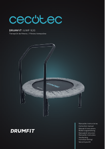 Manuale Cecotec Drumfit Jump 920 Trampolino