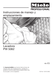 Manual de uso Miele PW 5062 LP LW Lavadora