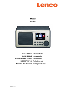 Manual Lenco DIR-100BK Radio