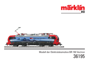 Manual de uso Märklin 36195 H0 BR 193 Vectron Modelo de tren