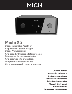 Manual Michi X5 Amplifier
