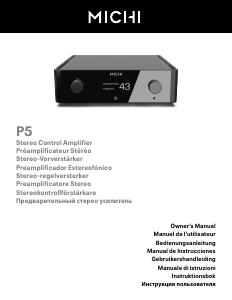 Manual Michi P5 Amplifier