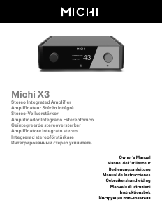 Manual Michi X3 Amplifier