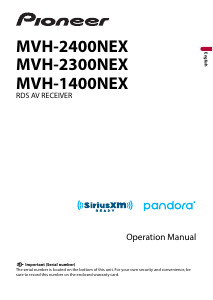 Manual Pioneer MVH-1400NEX Car Radio