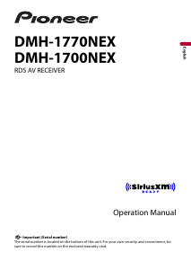 Manual Pioneer DMH-1700NEX Car Radio
