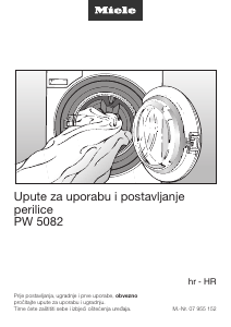 Priručnik Miele PW 5082 XL Stroj za pranje rublja