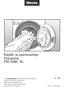 Käyttöohje Miele PW 5082 XL Pesukone