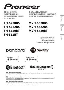 Handleiding Pioneer MVH-S620BS Autoradio