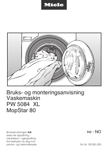 Bruksanvisning Miele PW 5084 XL MopStar 80 Vaskemaskin