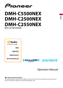 Handleiding Pioneer DMH-C2500NEX Autoradio
