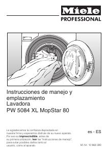 Manual de uso Miele PW 5084 XL MopStar 80 Lavadora