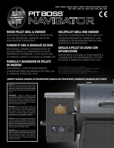 Manuale Pit Boss Navigator 550 Affumicatore