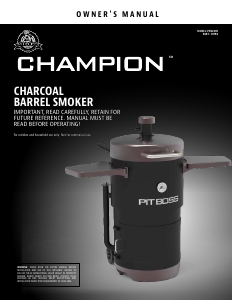 Manual Pit Boss Champion Smoker