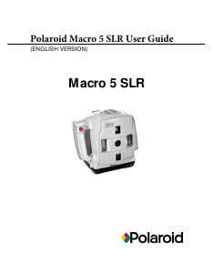 Manual Polaroid Macro 5 SLR Camera
