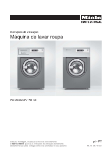 Manual Miele PW 5134 MOPSTAR 130 Máquina de lavar roupa