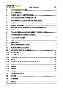 Handleiding Powerplus POWXG50300 Heggenschaar