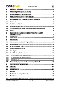 Handleiding Powerplus POWXG6281 Grasmaaier