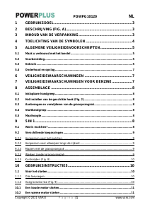 Handleiding Powerplus POWPG10120 Grasmaaier