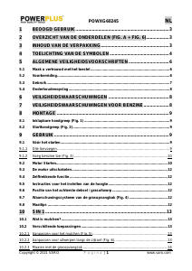Handleiding Powerplus POWXG60245 Grasmaaier