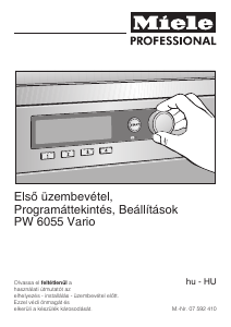 Használati útmutató Miele PW 6055 Vario Mosógép