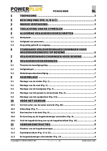 Handleiding Powerplus POWXG9009 Hogedrukreiniger