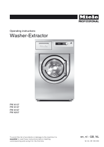 Manual Miele PW 6107 G Washing Machine