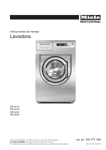 Manual Miele PW 6107 G Máquina de lavar roupa