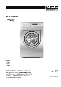 Manuál Miele PW 6107 G Pračka