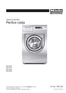 Priručnik Miele PW 6107 Stroj za pranje rublja