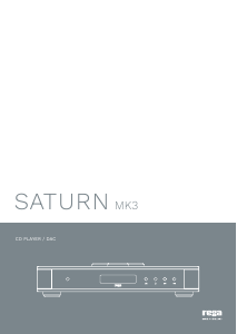 Brugsanvisning Rega Saturn MK3 CD afspiller