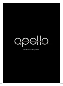 Handleiding Rega Apollo CD speler
