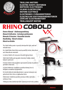 Manuál Rhino Cobold VX 18 Závěsný motor