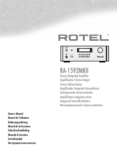 Manual Rotel RA-1592MKII Amplifier