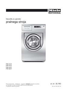 Priročnik Miele PW 6207 EL Pralni stroj