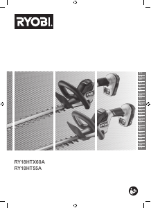 Manual Ryobi RY18HTX60A Trimmer de gard viu