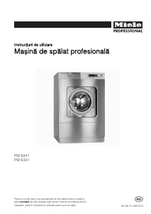 Manual Miele PW 6241 D DIR Mașină de spălat