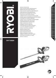 Manual Ryobi OHT1850H Trimmer de gard viu