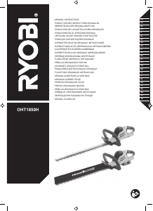 Instrukcja Ryobi RHT1850H25HS Nożyce do żywopłotu