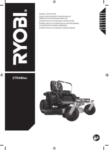 Manual Ryobi ZTR480ex Lawn Mower
