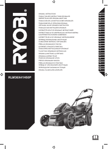 Руководство Ryobi RLM36X41H50P Газонокосилка