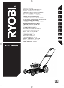 Manuale Ryobi RY36LMMX51A Rasaerba