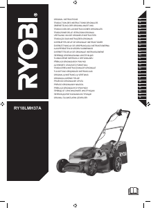 Manual Ryobi RY18LMH37A Corta-relvas