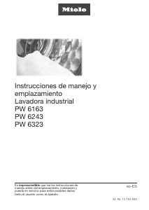 Manual de uso Miele PW 6243 Lavadora