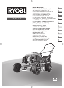 Посібник Ryobi RLM4114 Газонокосарка